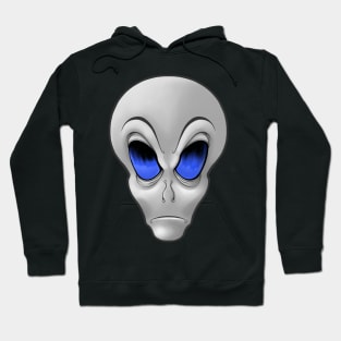 Alien Head Starry Eyes Hoodie